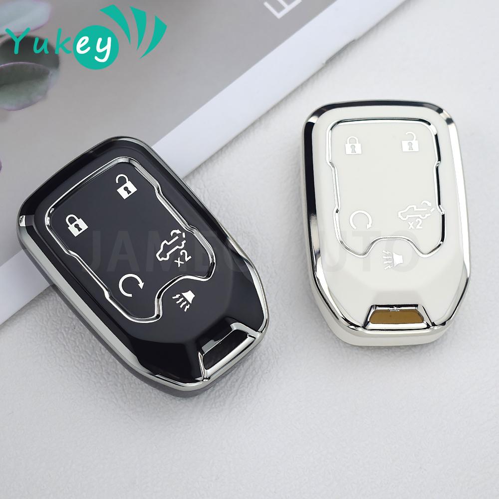 Для Chevrolet Silverado Suburban Tahoe для GMC Yukon Sierra Acadia Terrain автомобильный чехол с дистанционным ключом, чехол из ТПУ, брелок 1
Для Chevrolet Silverado Suburban Tahoe для GMC Yukon Sierra Acadia Terrain автомобильный чехол с дистанционным ключом, чехол из ТПУ, брелок 1