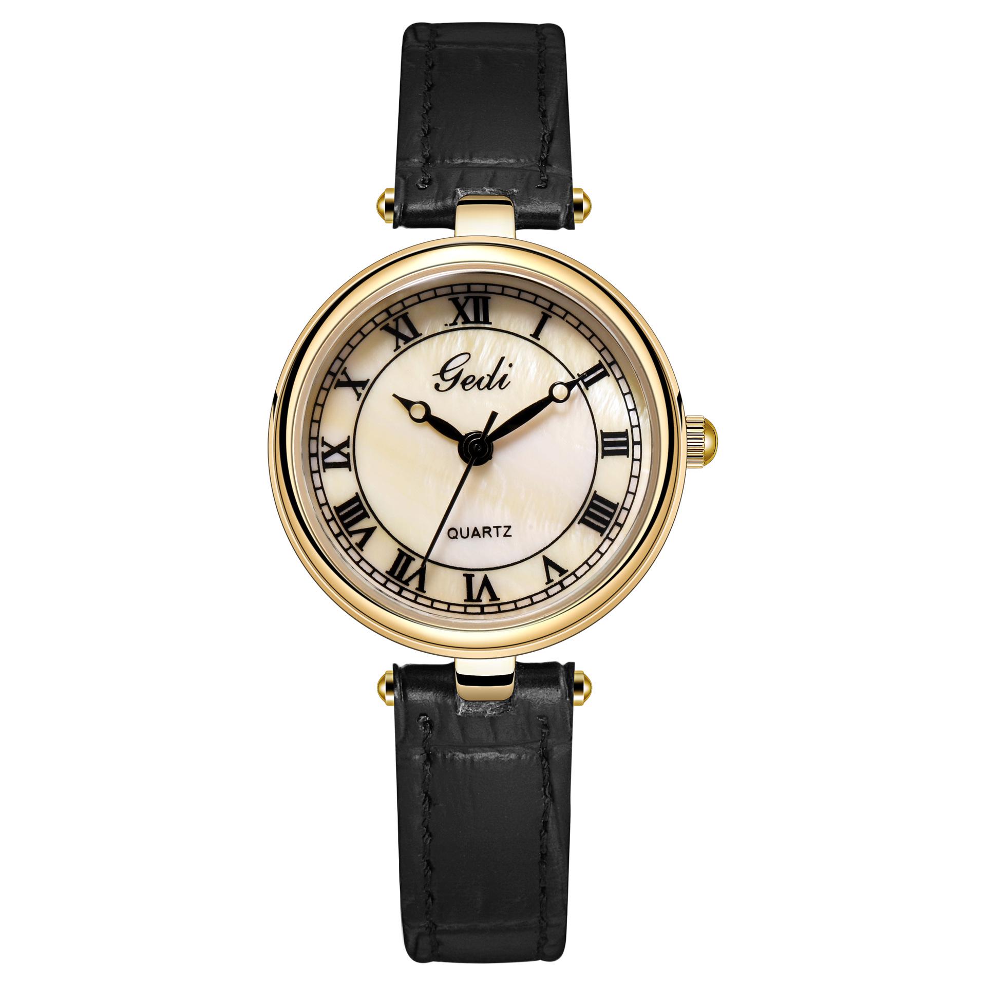 Gedi Retro Women s Korean Style Genuine Leather Quartz Waterproof Watch
Gedi Retro Women s Korean Style Genuine Leather Quartz Waterproof Watch