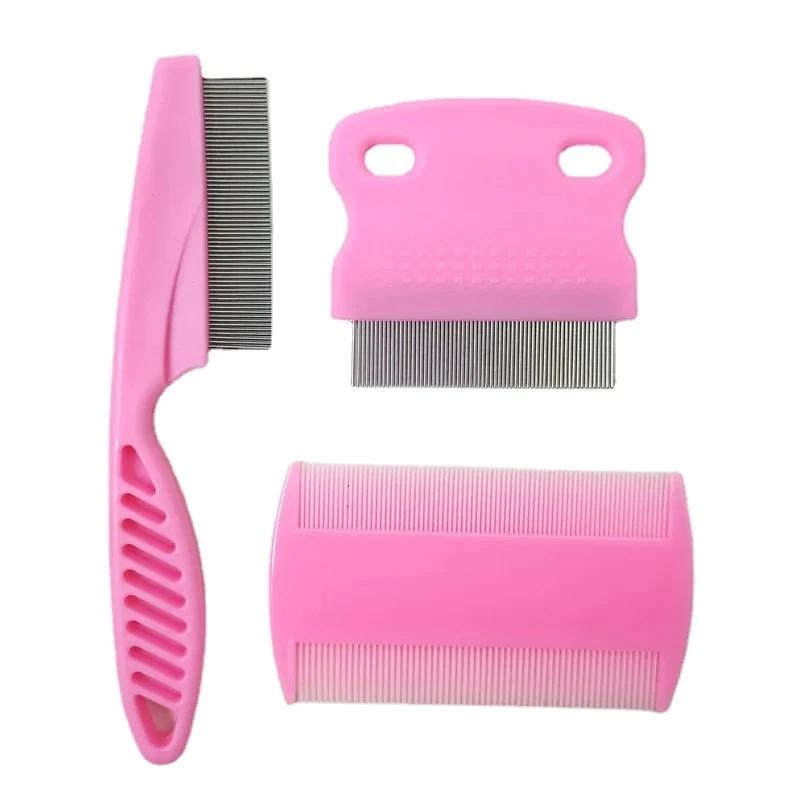 3 Pcs Cat Flea Comb Set for Grooming Removes Fleas Lice and Mucus Crust Gentle Stainless Steel Pet Comb Cats Supplies Kit XS розовый
3 Pcs Cat Flea Comb Set for Grooming Removes Fleas Lice and Mucus Crust Gentle Stainless Steel Pet Comb Cats Supplies Kit XS розовый