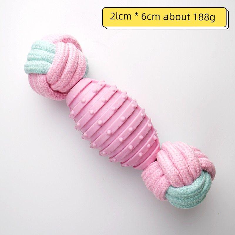 Pet Supplies Labrador Tooth Cleaning Dumbbell Ball Toy Pink prick ball small dumbbell
Pet Supplies Labrador Tooth Cleaning Dumbbell Ball Toy Pink prick ball small dumbbell
