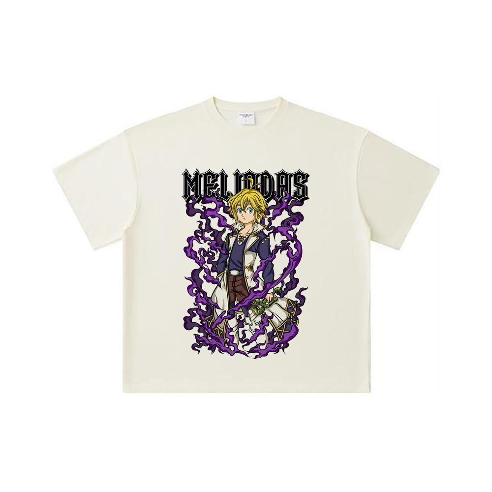 260 GSM Double Yarn 32 Count 100% Cotton Seven Deadly Sins V7 Meliodas Print Unisex Heavy Cotton T Shirt S абрикосовый
260 GSM Double Yarn 32 Count 100% Cotton Seven Deadly Sins V7 Meliodas Print Unisex Heavy Cotton T Shirt S абрикосовый