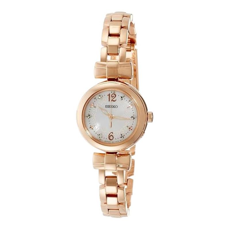 SEIKO 100 meters waterproof solar Quartz Steel Strap 24.8mm women s watch white dial SWFH044 білий
SEIKO 100 meters waterproof solar Quartz Steel Strap 24.8mm women s watch white dial SWFH044 білий