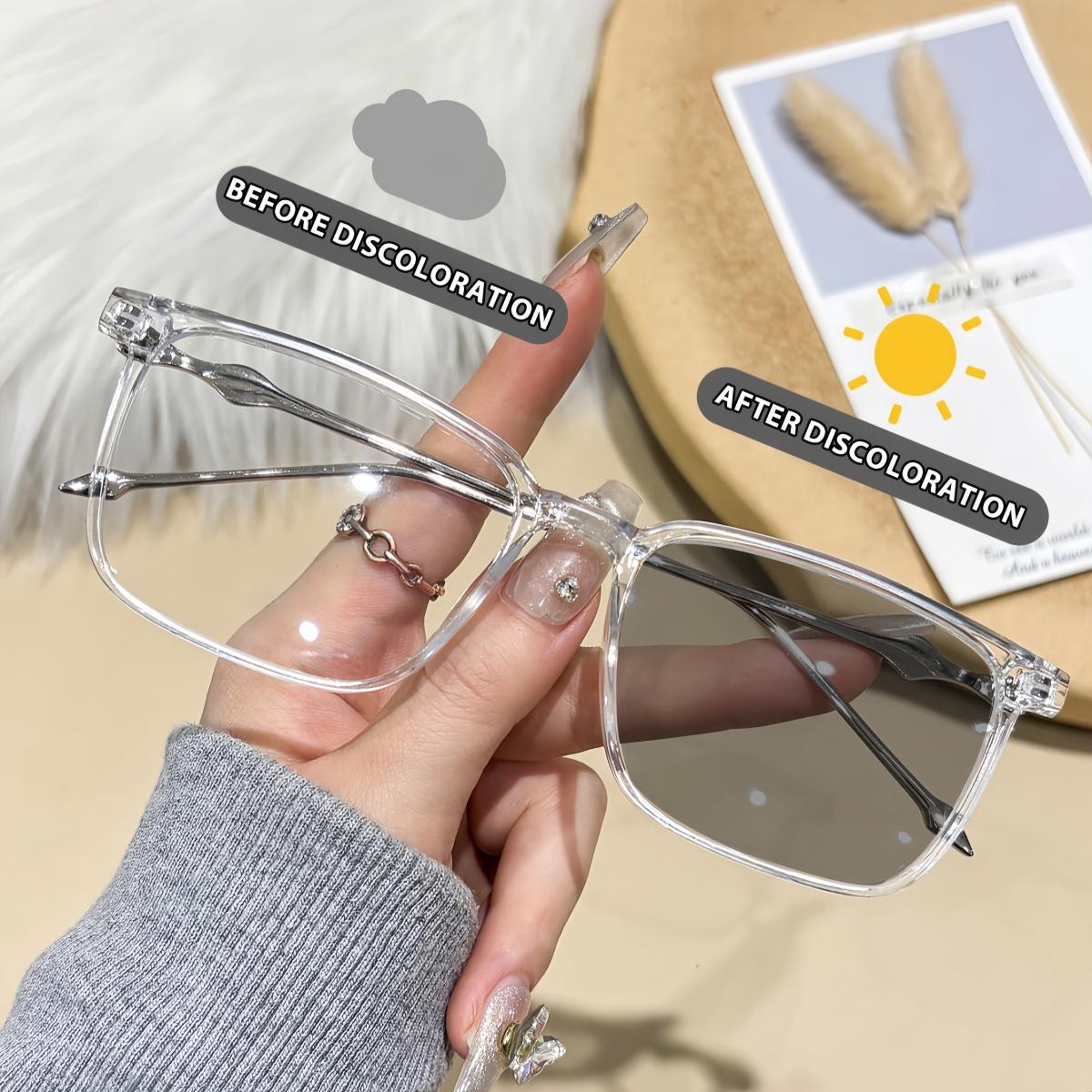1pc European and American style men s and women s fashionable color changing sunglasses trendy and versatile summer sun shading
1pc European and American style men s and women s fashionable color changing sunglasses trendy and versatile summer sun shading