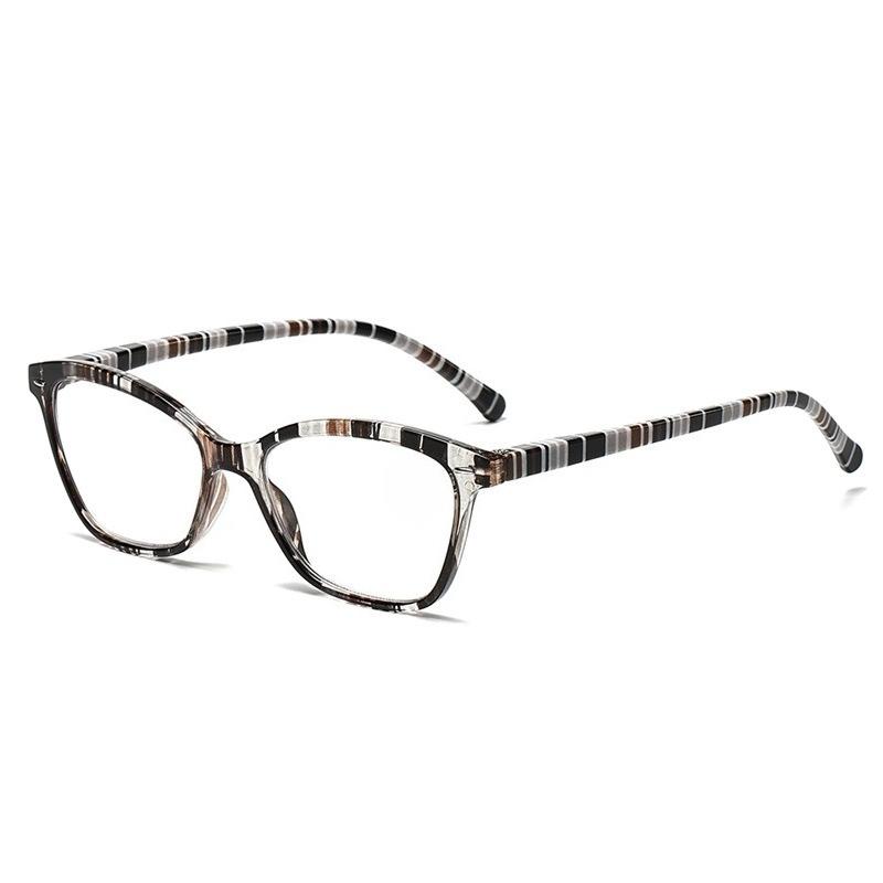 New Fashion Striped Printed Reading Glasses Women Small Frame Anti-blue Light Far Sight Eyeglasses Comfortable Eye Protection 4.0 чорний білий колір
New Fashion Striped Printed Reading Glasses Women Small Frame Anti-blue Light Far Sight Eyeglasses Comfortable Eye Protection 4.0 чорний білий колір