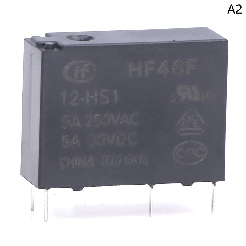 Hf46F -G- 5/12/24 -Hs1 -Hs1T 7A 5A 4Pin 250Vac 30Vdc 5V 12V 24V Relays Hf46F-1 1Pc
Hf46F -G- 5/12/24 -Hs1 -Hs1T 7A 5A 4Pin 250Vac 30Vdc 5V 12V 24V Relays Hf46F-1 1Pc
