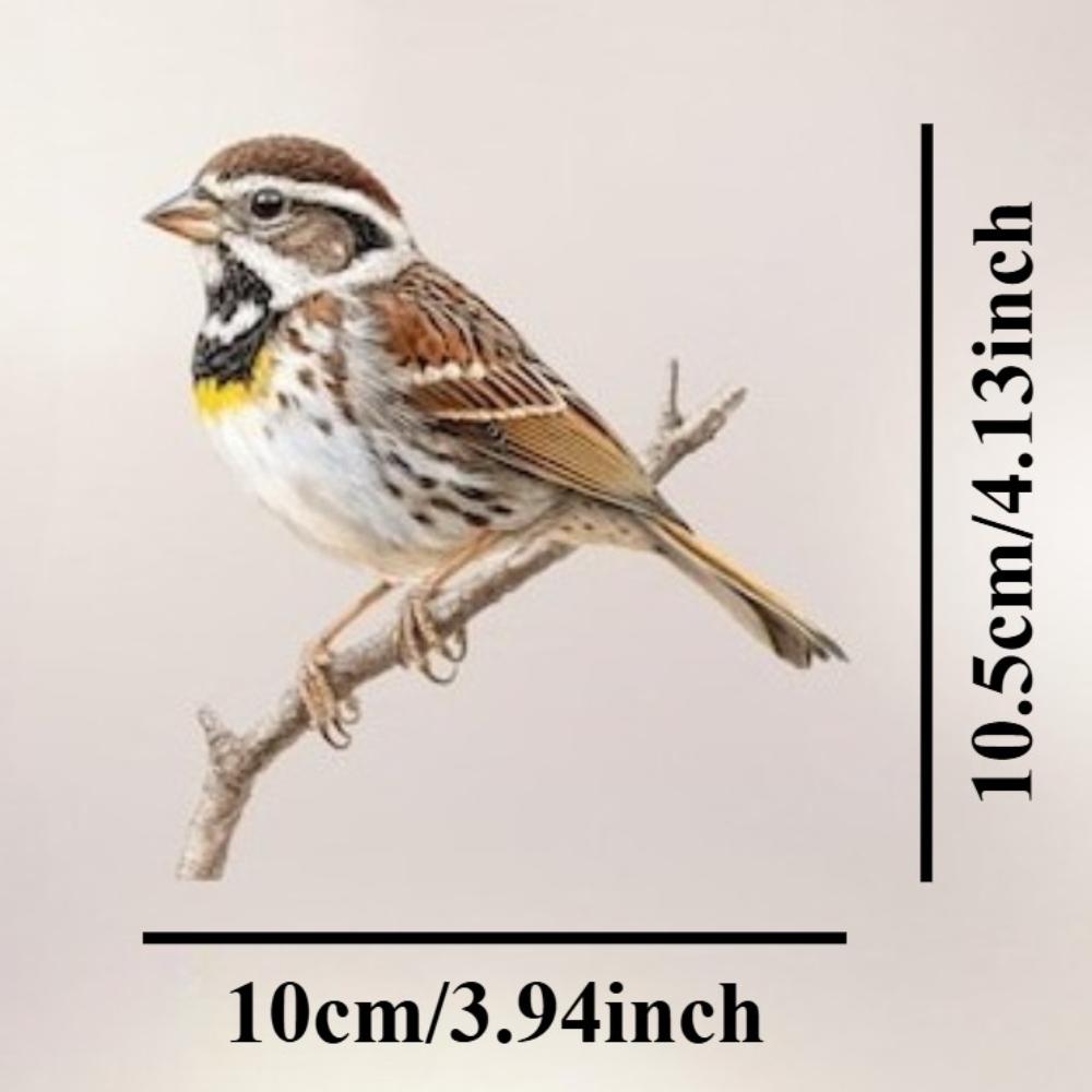 1PC White-throated Sparrow Bird Window Sticker Self-adhesive Wall Vinyl Decals for DIY Living Room Bedroom Garden Holiday Decor
1PC White-throated Sparrow Bird Window Sticker Self-adhesive Wall Vinyl Decals for DIY Living Room Bedroom Garden Holiday Decor