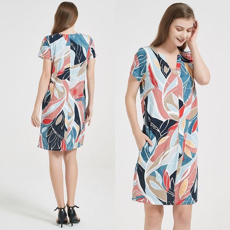 Young-Looking 2023 Summer European and American Short-Sleeved Dress for Plump Girls New Contrast Color 1XL
Young-Looking 2023 Summer European and American Short-Sleeved Dress for Plump Girls New Contrast Color 1XL