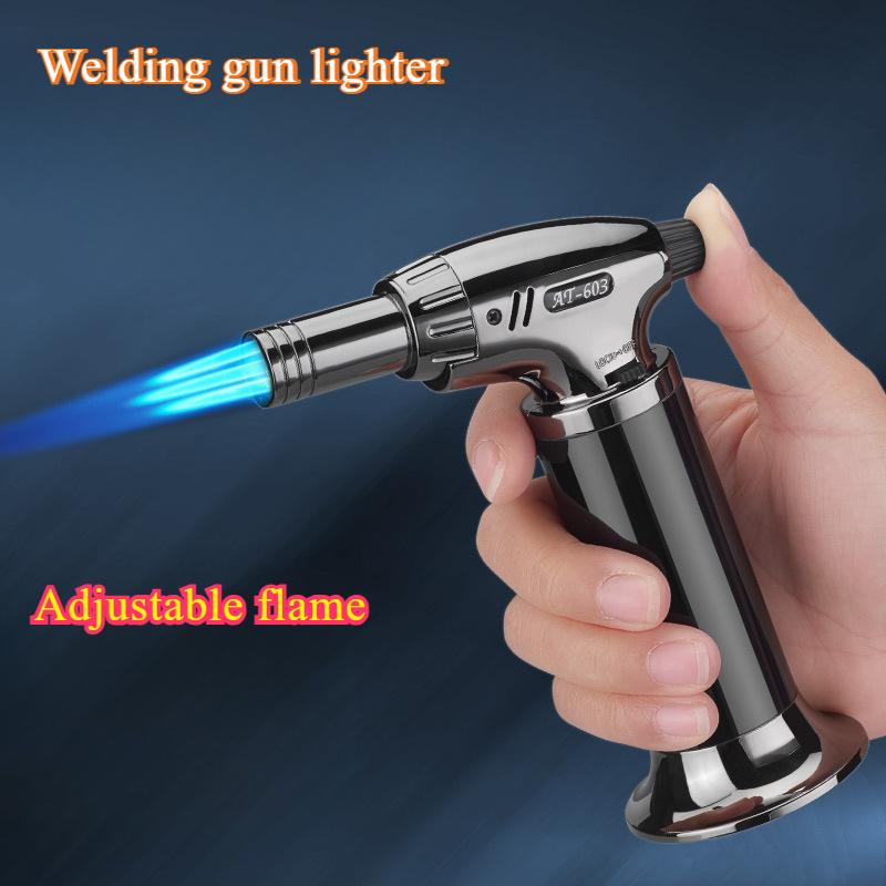 Portable Metal FlameBBQ Heating Ignition Grill Kitchen Blow Torch Adjustable Cooking Butane Gas Torch Lighter Burner Flame.
Portable Metal FlameBBQ Heating Ignition Grill Kitchen Blow Torch Adjustable Cooking Butane Gas Torch Lighter Burner Flame.