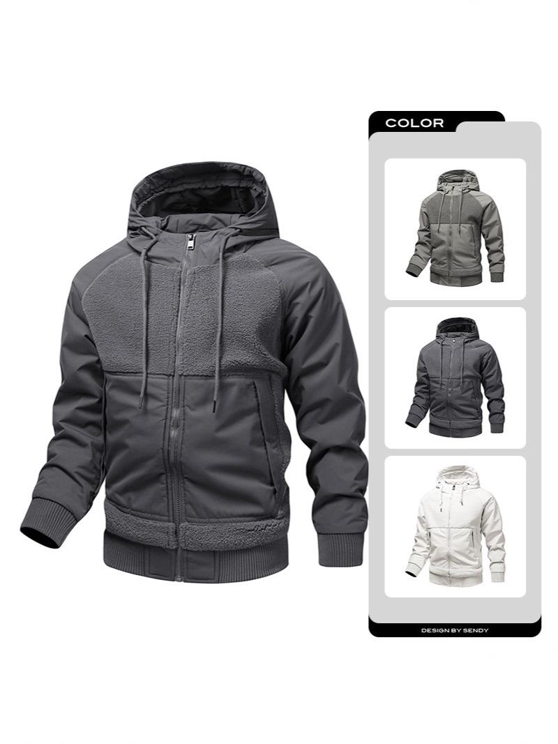 Men s Lambswool Cotton Jacket: Winter 2025 Cold-Proof Thicken Outerwear L темно-сірий
Men s Lambswool Cotton Jacket: Winter 2025 Cold-Proof Thicken Outerwear L темно-сірий