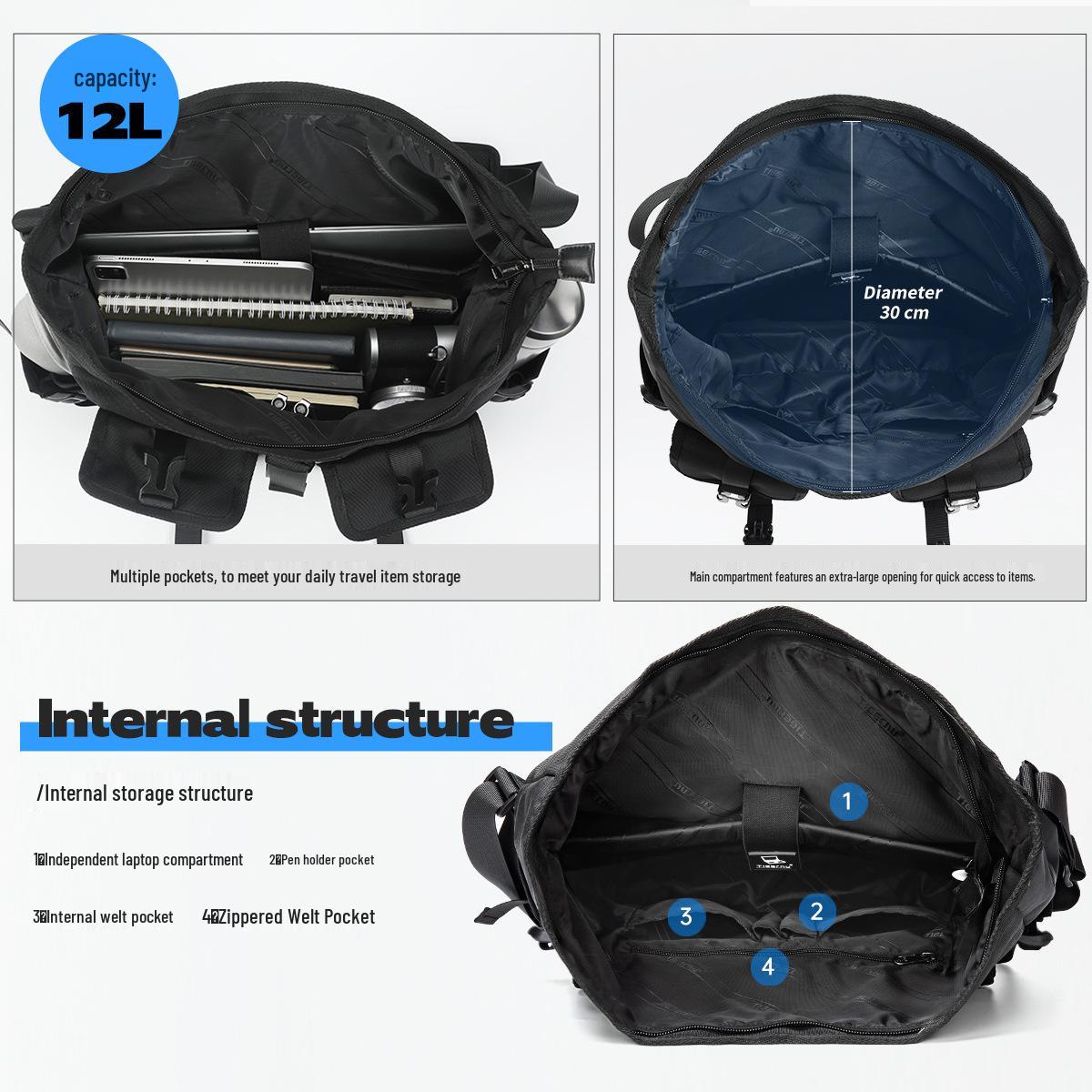 Unisex Crossbody Bag - Large Capacity, Versatile for Commuting, Travel, Sports, Trendy Computer Bag
Unisex Crossbody Bag - Large Capacity, Versatile for Commuting, Travel, Sports, Trendy Computer Bag