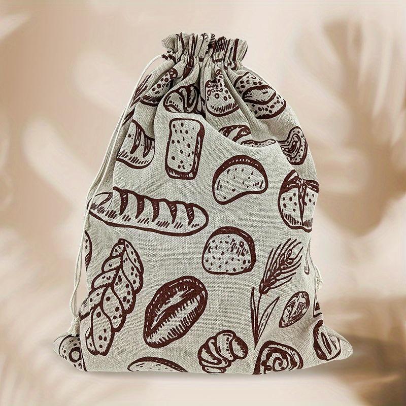 1pc Reusable Linen TPU Bread Bag with Drawstring Closure Perfect for French Baguettes
1pc Reusable Linen TPU Bread Bag with Drawstring Closure Perfect for French Baguettes