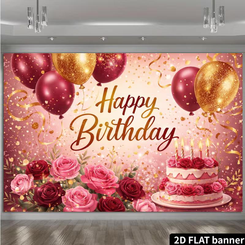 2D Gold Glitter Happy Birthday Backdrop Cake & Balloon Party Decor Banner 47.2x31.5inch/120*80cm
2D Gold Glitter Happy Birthday Backdrop Cake & Balloon Party Decor Banner 47.2x31.5inch/120*80cm