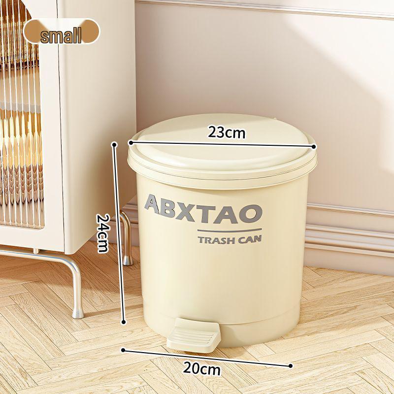 Luxury Flip-Top Step-On Trash Can for Home: Living Room, Bedroom, Bathroom, Kitchen
Luxury Flip-Top Step-On Trash Can for Home: Living Room, Bedroom, Bathroom, Kitchen