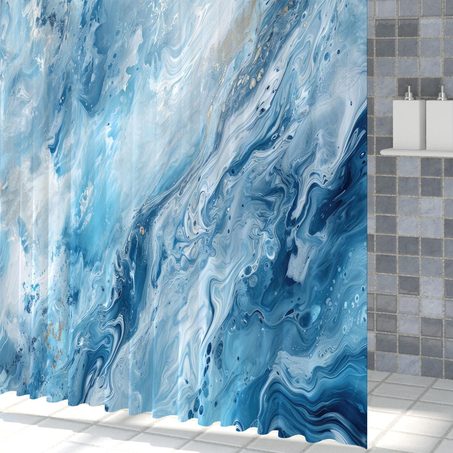 Marble Pattern Texture Shower Curtains Abstract Gradient Bathroom Waterproof Polyester Bath Curtain Home Decor With Hooks W60H190(CM)-1 Pcs
Marble Pattern Texture Shower Curtains Abstract Gradient Bathroom Waterproof Polyester Bath Curtain Home Decor With Hooks W60H190(CM)-1 Pcs