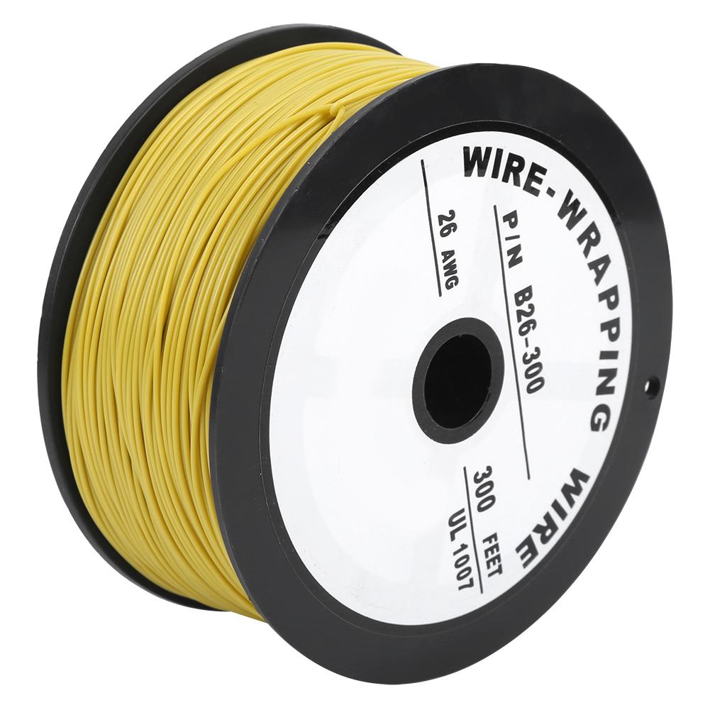 Electrical Wire Cable Yellow Connecting Cable Line Tinned Copper 100 Meter UL1007 26AWG
Electrical Wire Cable Yellow Connecting Cable Line Tinned Copper 100 Meter UL1007 26AWG