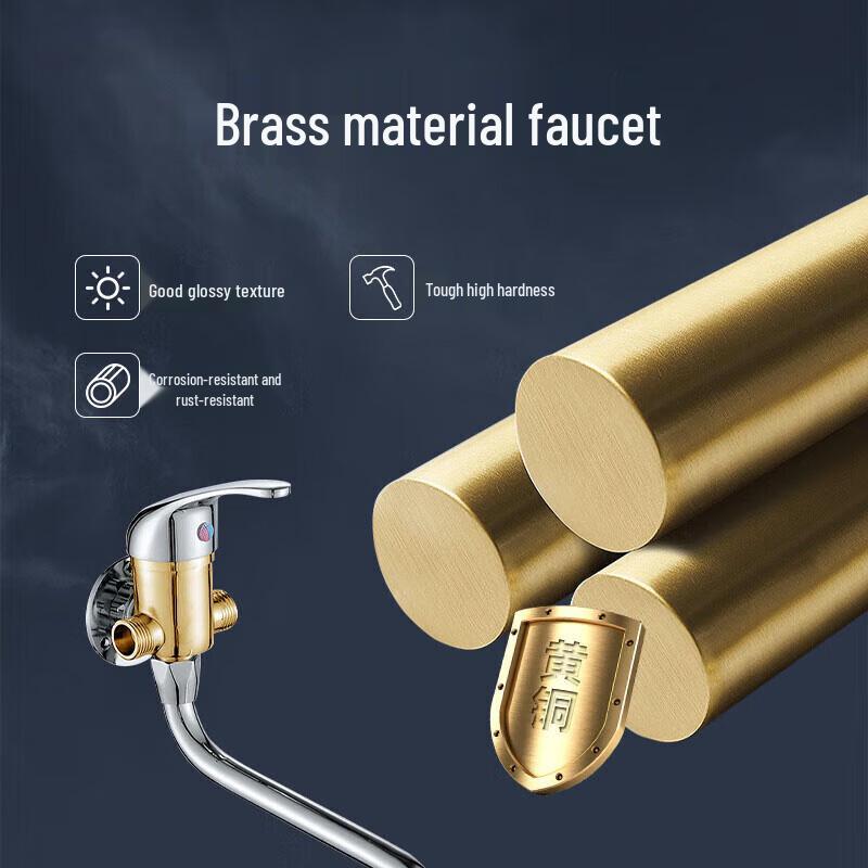 Shui Zhisheng Vintage Wall-Mounted Kitchen Cold/Hot Water Faucet
Shui Zhisheng Vintage Wall-Mounted Kitchen Cold/Hot Water Faucet