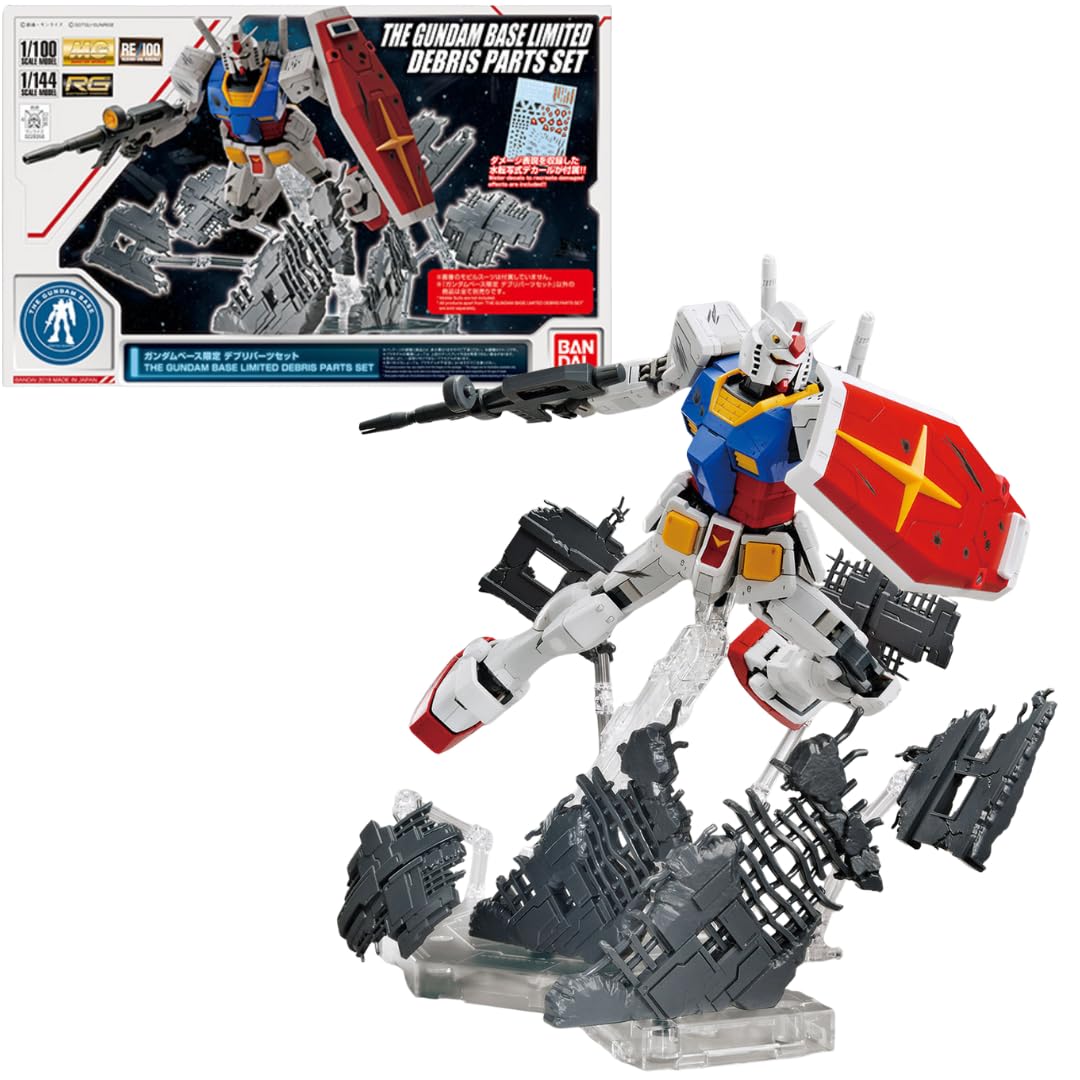 BANDAI SPIRITS Эксклюзивный набор пластиковых деталей «Обломки» для Gundam Base, цветной
BANDAI SPIRITS Эксклюзивный набор пластиковых деталей «Обломки» для Gundam Base, цветной