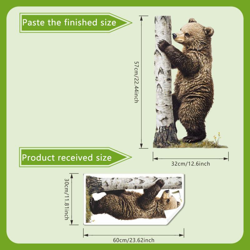 Реалистичная Милая Наклейка на Окно с Медведем Прозрачная Съемная Двусторонняя Наклейка на Стекло для Дома, Витрины магазина 30x60cm разноцветный
Реалистичная Милая Наклейка на Окно с Медведем Прозрачная Съемная Двусторонняя Наклейка на Стекло для Дома, Витрины магазина 30x60cm разноцветный