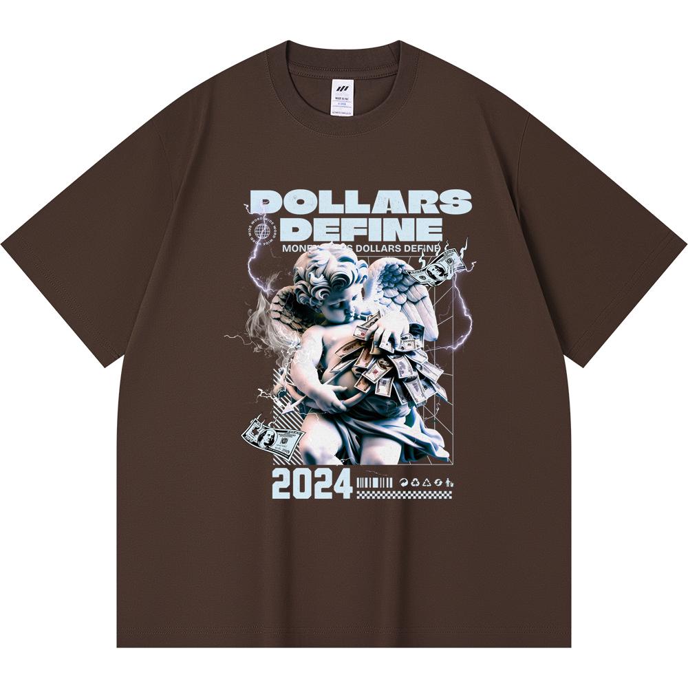 230GSM 100% Cotton T-Shirt Dollars Define Print Tees Funny Harajuku Style Combed Cotton Tshirt XS абрикосовый
230GSM 100% Cotton T-Shirt Dollars Define Print Tees Funny Harajuku Style Combed Cotton Tshirt XS абрикосовый