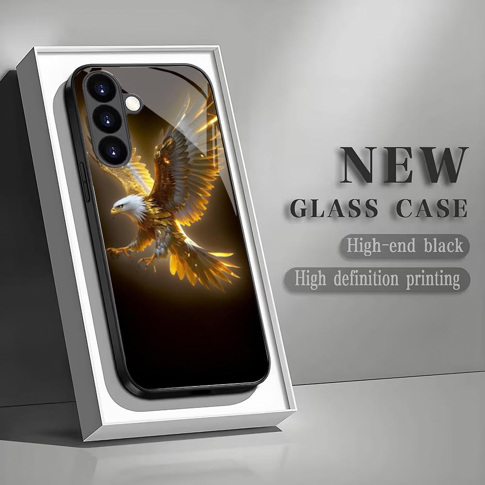 Eagle Design Tempered Glass Phone Case Suitable for Samsung Galaxy S26 S25 S24 S23 S22 S20 FE/Ultra/Plus Scratch resistant GalaxyS26Ultra
Eagle Design Tempered Glass Phone Case Suitable for Samsung Galaxy S26 S25 S24 S23 S22 S20 FE/Ultra/Plus Scratch resistant GalaxyS26Ultra