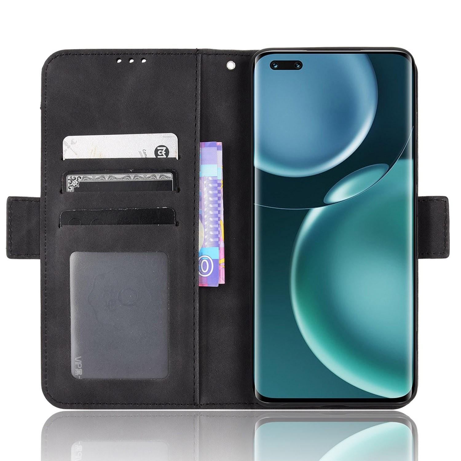 Multiple Card Slots PU Leather Phone Case for Honor Magic4 Pro 5G,Wallet Stand Double Magnetic Clasp Cover Black
Multiple Card Slots PU Leather Phone Case for Honor Magic4 Pro 5G,Wallet Stand Double Magnetic Clasp Cover Black