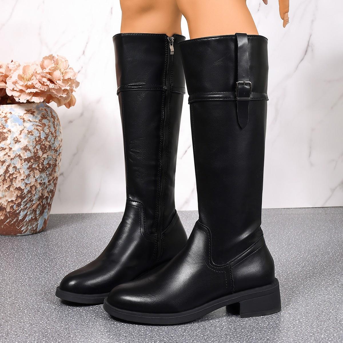 Модные осенне-зимние женские ботфорты слипоны, модные туфли на низком каблуке, женские элегантные облегающие ботильоны в рыцарском стиле 35 чёрный
Модные осенне-зимние женские ботфорты слипоны, модные туфли на низком каблуке, женские элегантные облегающие ботильоны в рыцарском стиле 35 чёрный