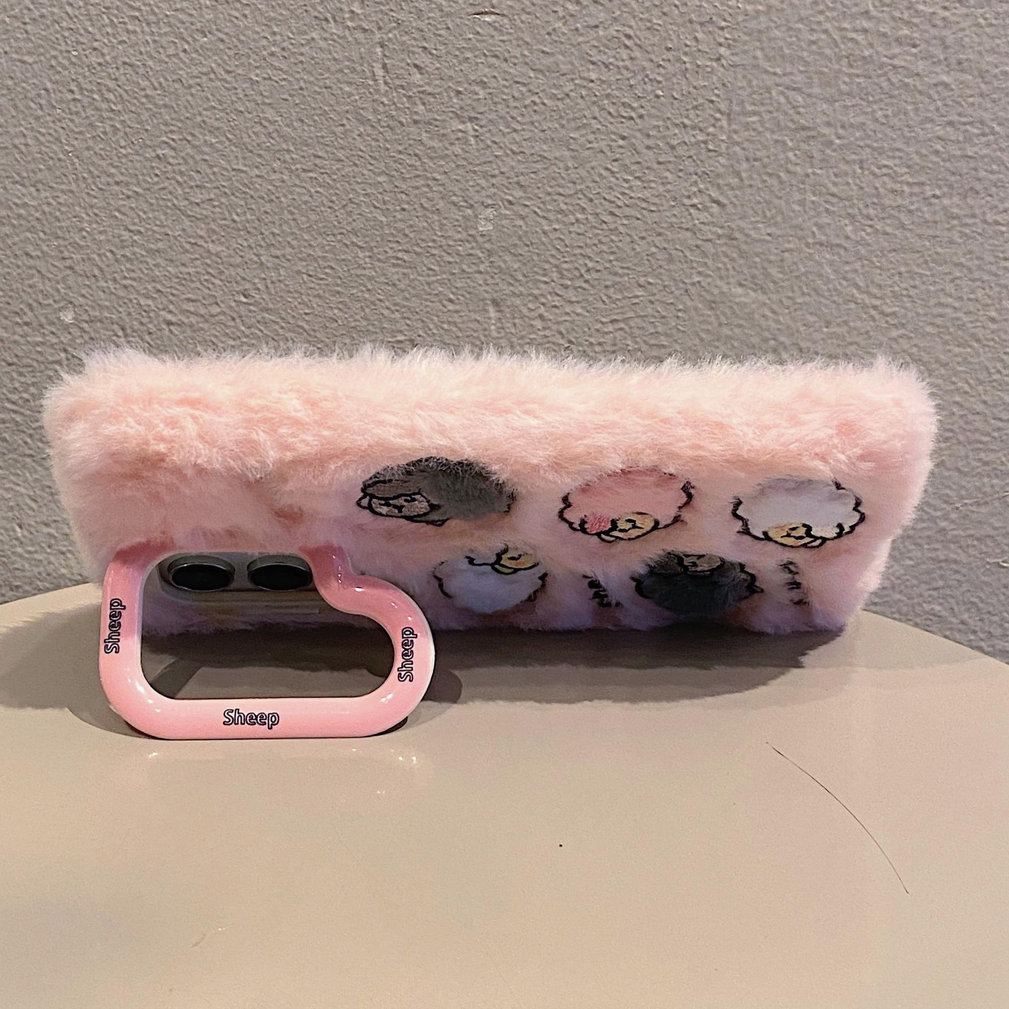 KJS-007 For Samsung Galaxy S24 Ultra Case Embroidered Sheeps Lens Kickstand TPU Plush Furry Phone Cover Blue
KJS-007 For Samsung Galaxy S24 Ultra Case Embroidered Sheeps Lens Kickstand TPU Plush Furry Phone Cover Blue