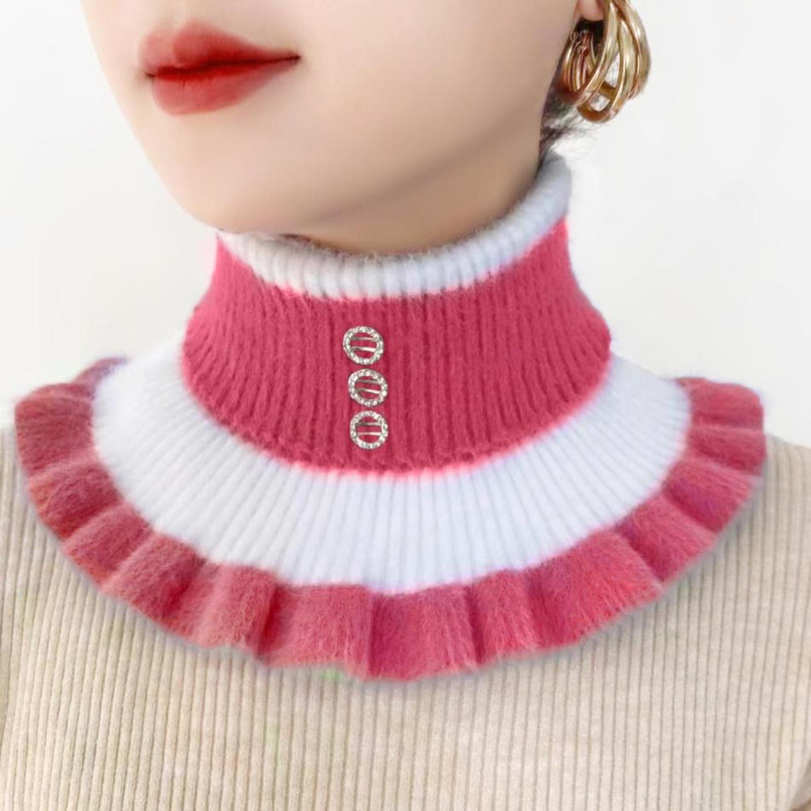 Fake Collar Neck Warm Scarf Thickened Knitted Cervical Neck Cover One Size
Fake Collar Neck Warm Scarf Thickened Knitted Cervical Neck Cover One Size