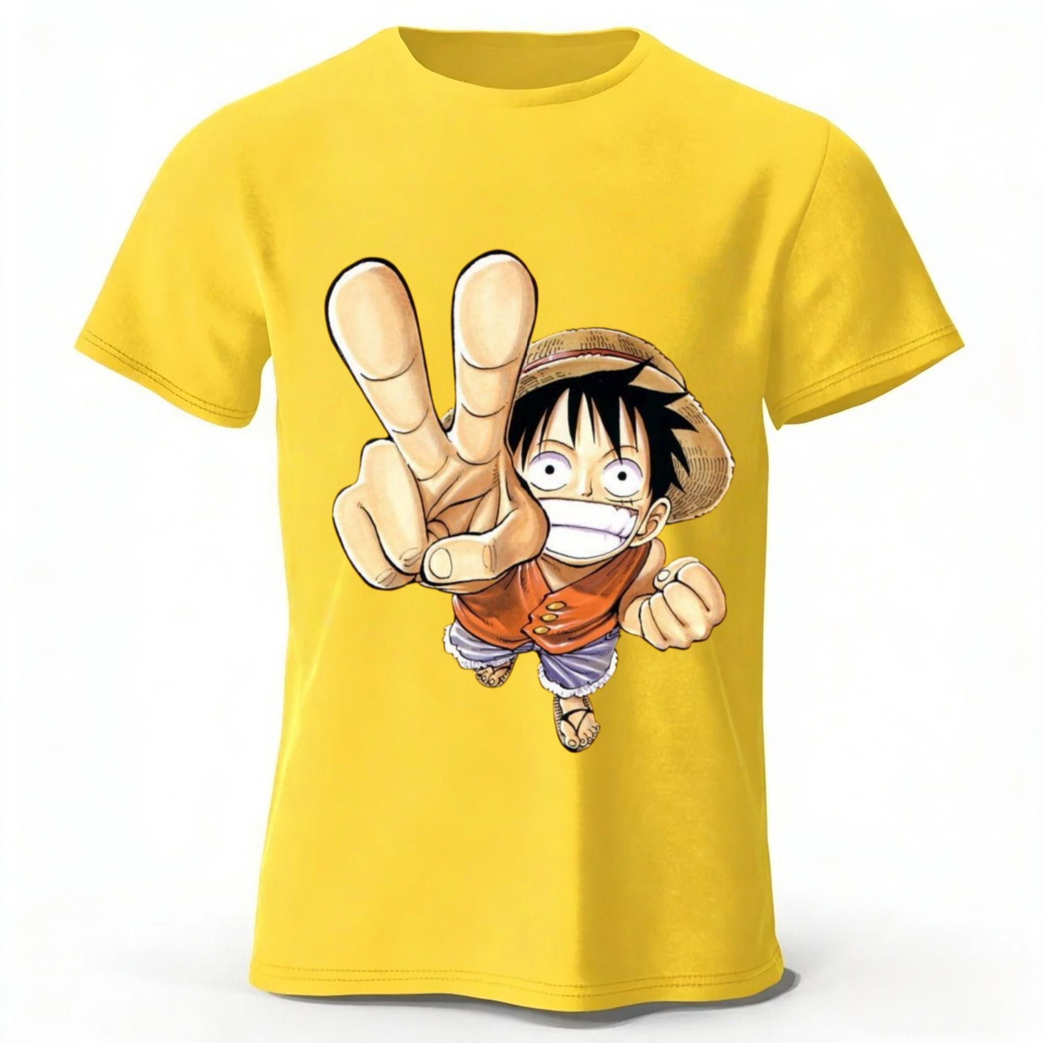 One Piece Luffy Summer Cotton Short Sleeves Men Fashion Street Wear Plus Size Loose Sports T-shirt XXXL жёлтый
One Piece Luffy Summer Cotton Short Sleeves Men Fashion Street Wear Plus Size Loose Sports T-shirt XXXL жёлтый