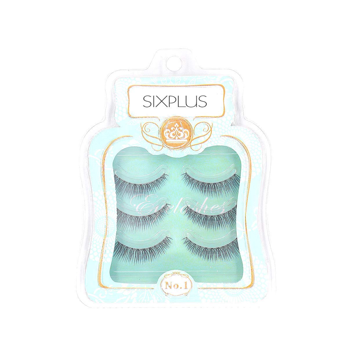 SIXPLUS false eyelashes long type 3 pairs natural intersecting series (dense) (E)
SIXPLUS false eyelashes long type 3 pairs natural intersecting series (dense) (E)