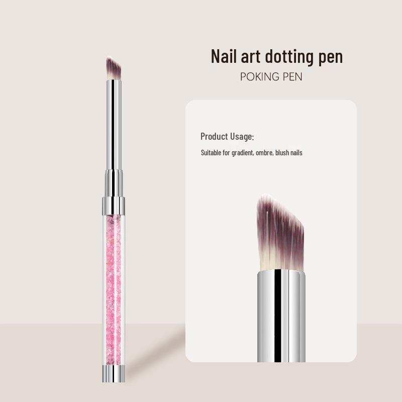 Gradient Dotting Nail Art Brush: Beginner Gel Polish, Starry Sky, Slanted Tip, Blending & Painting Tool Pink Diamond (Blending Pen)
Gradient Dotting Nail Art Brush: Beginner Gel Polish, Starry Sky, Slanted Tip, Blending & Painting Tool Pink Diamond (Blending Pen)
