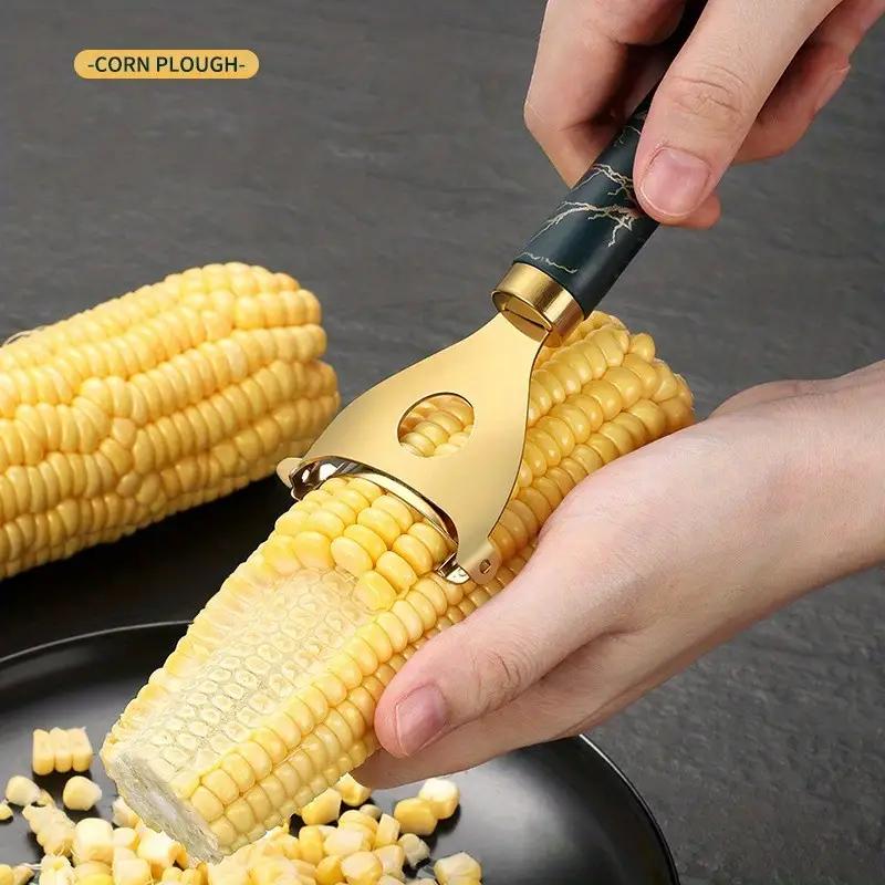 1PC Stainless Steel Corn Planer Cob Stripper - Household Reusable Corn Peeler Creative Kitchen Tool for Easy Corn Threshing золотистый
1PC Stainless Steel Corn Planer Cob Stripper - Household Reusable Corn Peeler Creative Kitchen Tool for Easy Corn Threshing золотистый
