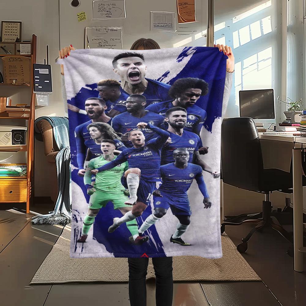 Chelsea FC poster Print FlAannel Blanket, High quality Comfortable for All Seasons, Home Decor, Warmth and Comfort 80cm x 120cm
Chelsea FC poster Print FlAannel Blanket, High quality Comfortable for All Seasons, Home Decor, Warmth and Comfort 80cm x 120cm