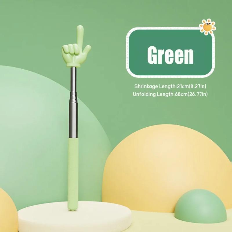 Durable Stainless Steel Teaching Pointer Telescopic Rod Finger Design Teaching Stick Classroom Finger Pointer Teachers Pointer зелений
Durable Stainless Steel Teaching Pointer Telescopic Rod Finger Design Teaching Stick Classroom Finger Pointer Teachers Pointer зелений