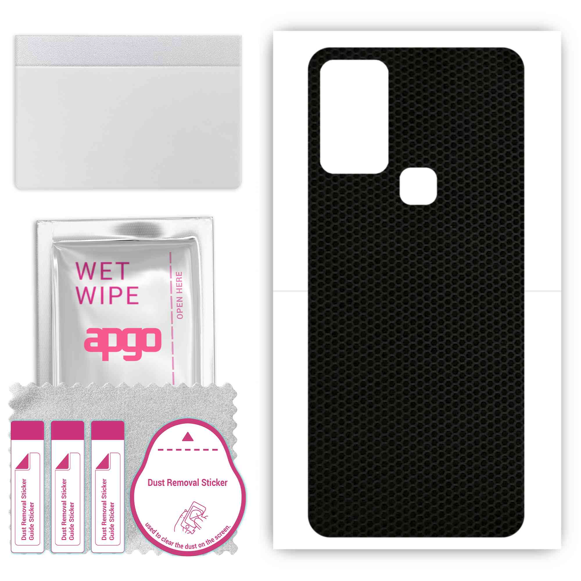 apgo Protective Skin Sticker for the back compatible with Infinix Hot 10s, Wrap Film, Foil, Vinyl - Pattern Matrix
apgo Protective Skin Sticker for the back compatible with Infinix Hot 10s, Wrap Film, Foil, Vinyl - Pattern Matrix