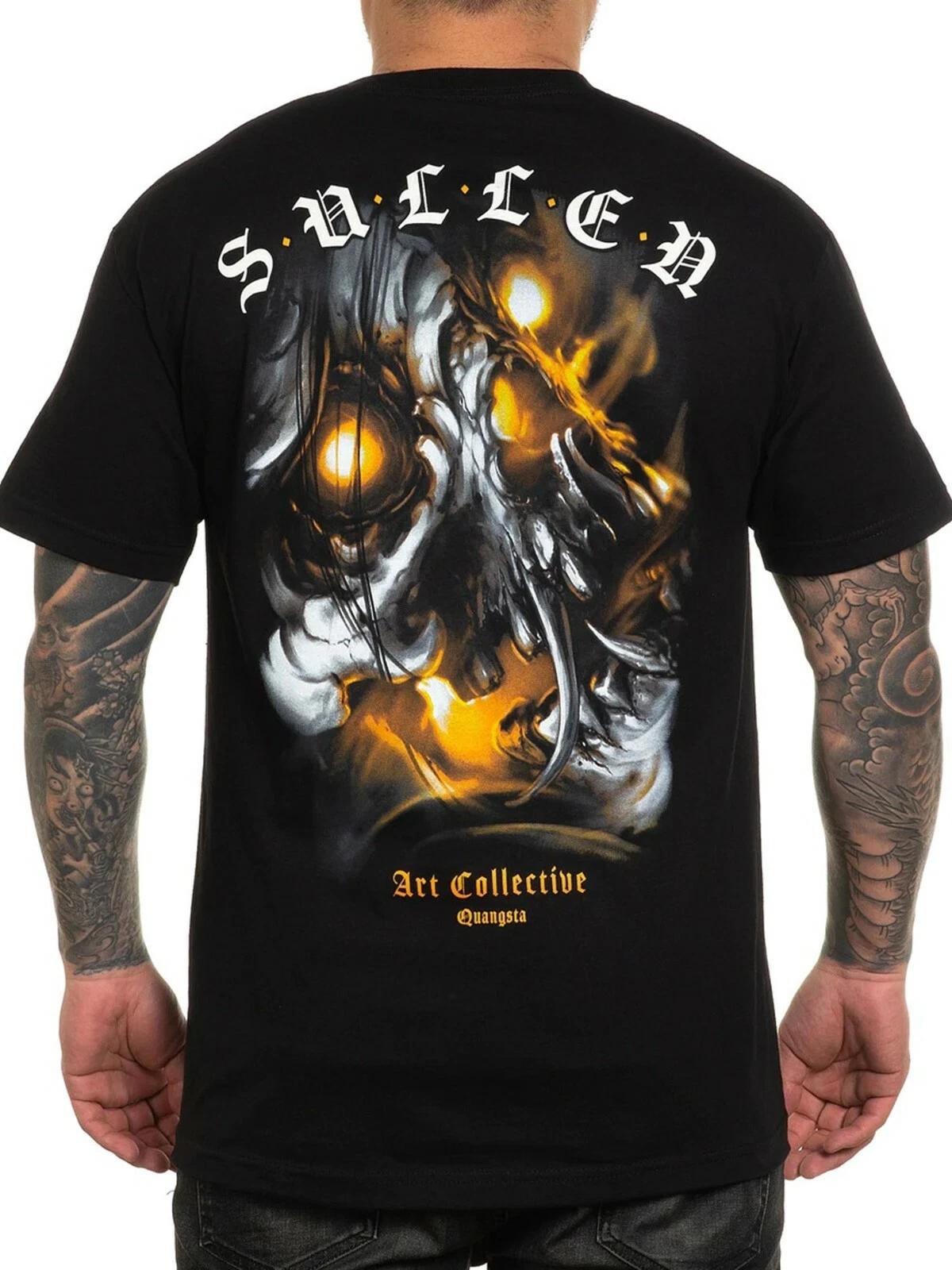 Sullen Men s Fire Skull Short Sleeve T-shirt Tattoo Style Artwork Tee 3XL
Sullen Men s Fire Skull Short Sleeve T-shirt Tattoo Style Artwork Tee 3XL