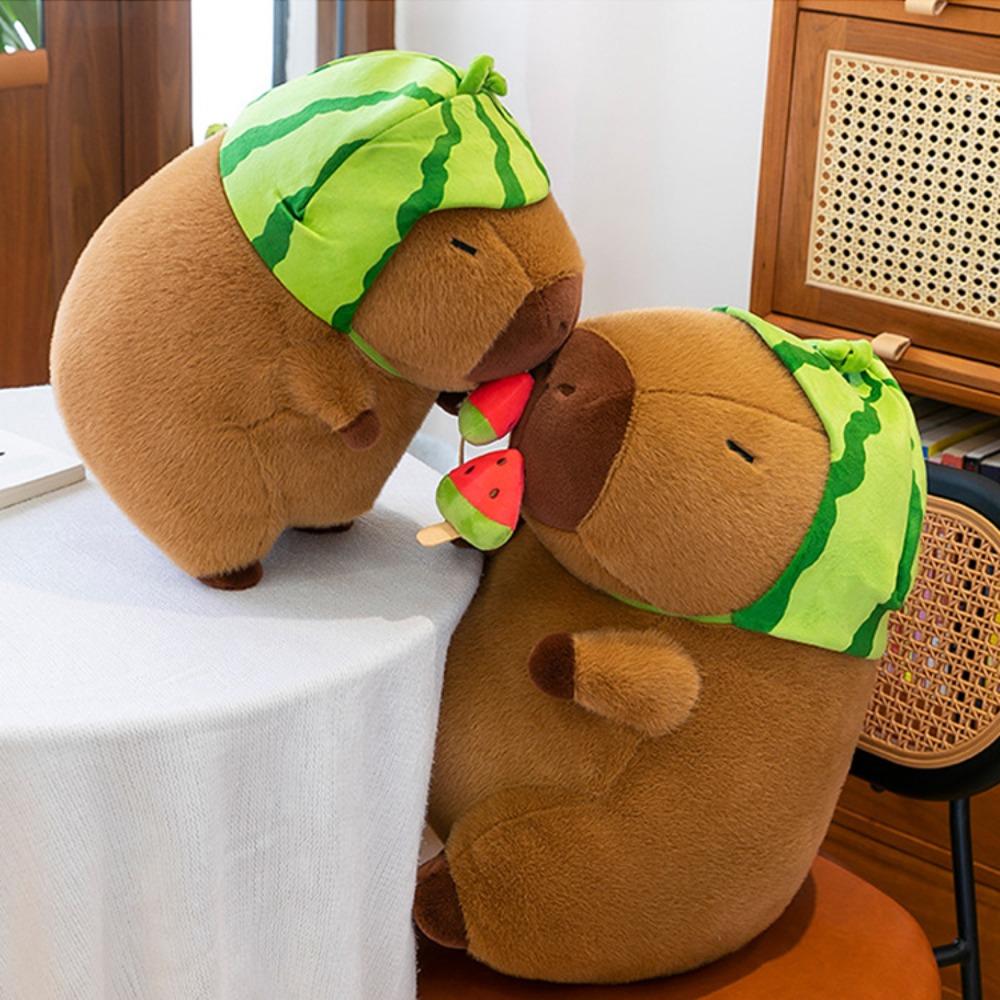 Fluffy Capybara Plush Toy Watermelon Capybara Stuffed Doll Creative Capybara Plush Doll Birthday 30cm-capybara
Fluffy Capybara Plush Toy Watermelon Capybara Stuffed Doll Creative Capybara Plush Doll Birthday 30cm-capybara