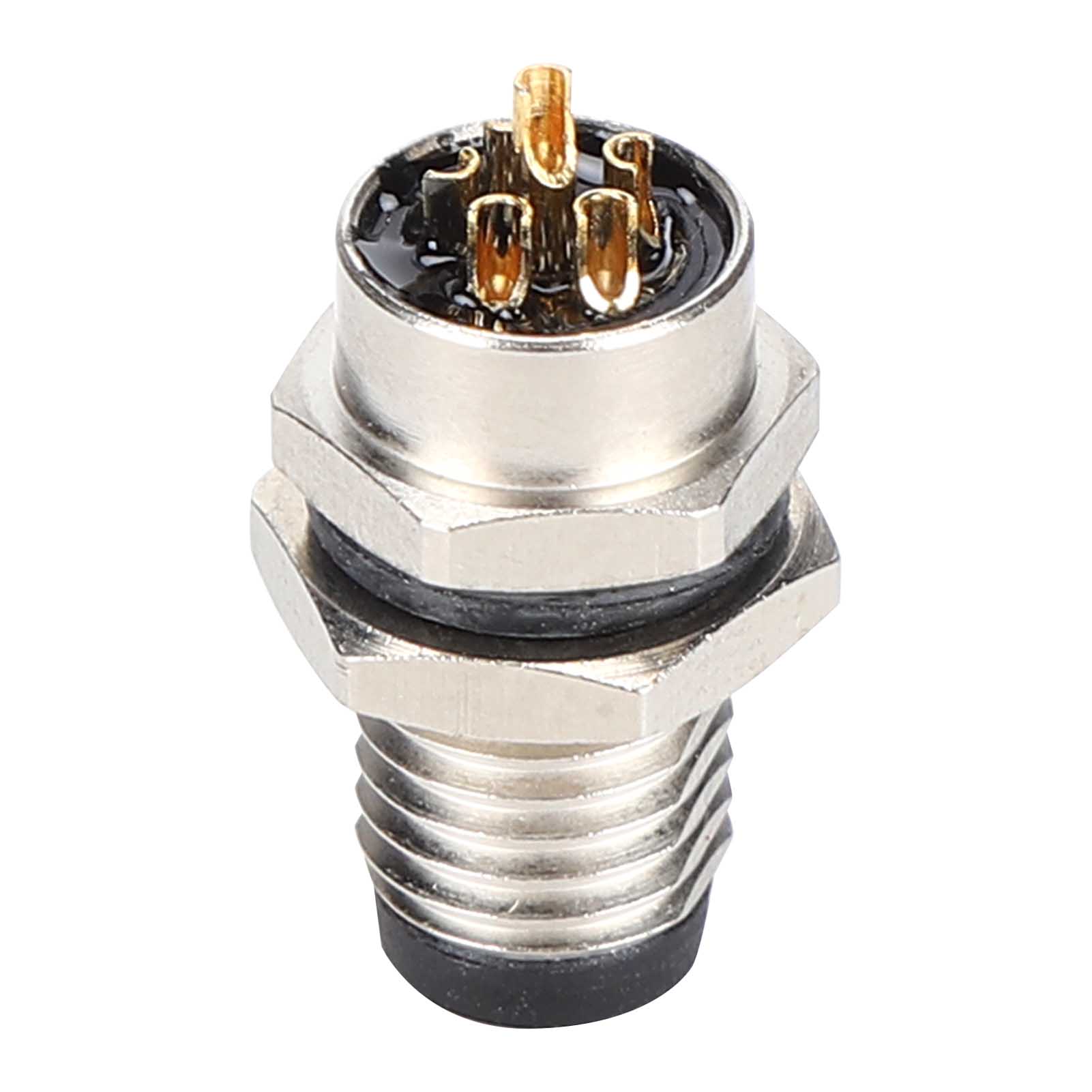 M8 Aviation 6Pin Plug Connector IP67 Waterproof Brass Nickel Plated Shell for Male Socket
M8 Aviation 6Pin Plug Connector IP67 Waterproof Brass Nickel Plated Shell for Male Socket