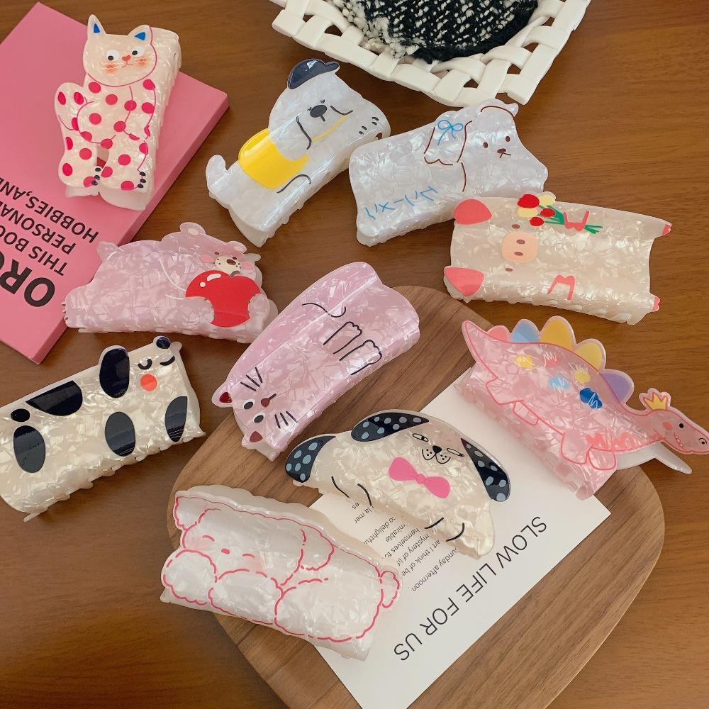 Acetic Acid Cat Acetate Hair Clip Piggy Puppy Grab Clip Dinosaur Hair Claw Hair Accessories Style 4
Acetic Acid Cat Acetate Hair Clip Piggy Puppy Grab Clip Dinosaur Hair Claw Hair Accessories Style 4