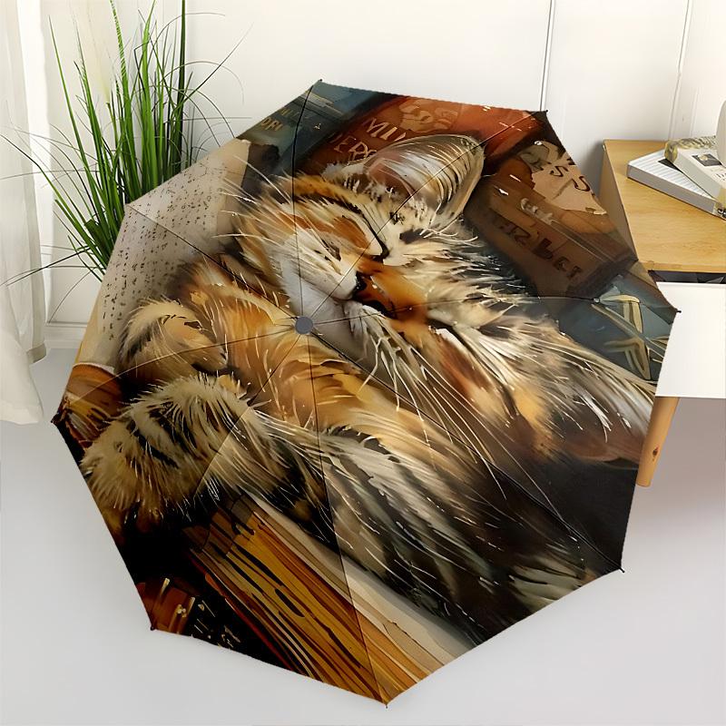 Bookshelf, Cat Themed Automatic Opening and Closing Umbrella, Brightly Colored 8-rib Portable Umbrella, Suitable for Men and Women, A Perfec
Bookshelf, Cat Themed Automatic Opening and Closing Umbrella, Brightly Colored 8-rib Portable Umbrella, Suitable for Men and Women, A Perfec