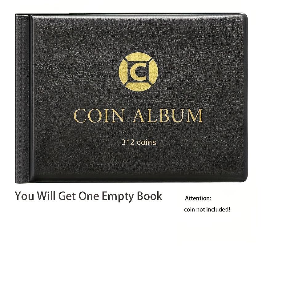 312 Pockets Coin Collection Organizer Storage Album, Suitable for 20/25/27/30/38Mm Different Sizes Coin Dollar Storage чёрный
312 Pockets Coin Collection Organizer Storage Album, Suitable for 20/25/27/30/38Mm Different Sizes Coin Dollar Storage чёрный
