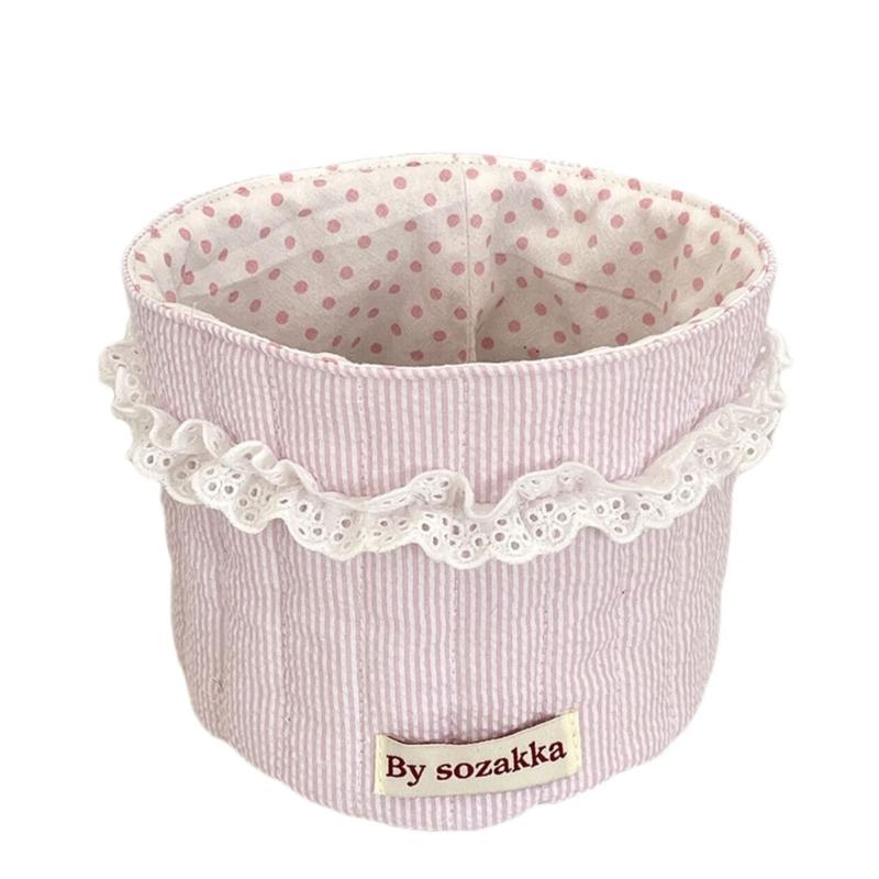 Simple Korean Design Fabric Storage Basket For Desk Organization And Maintaining A Neat And Clean Environment
Simple Korean Design Fabric Storage Basket For Desk Organization And Maintaining A Neat And Clean Environment
