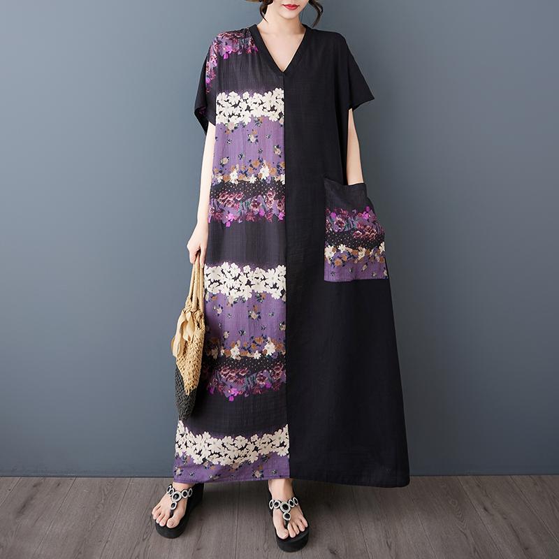 DIMANAF 2025 Summer Women Plus Size Long Dress Basic Floral Printing Casual Vintage Linen Dress Loose Maxi One Size фиолетовый
DIMANAF 2025 Summer Women Plus Size Long Dress Basic Floral Printing Casual Vintage Linen Dress Loose Maxi One Size фиолетовый
