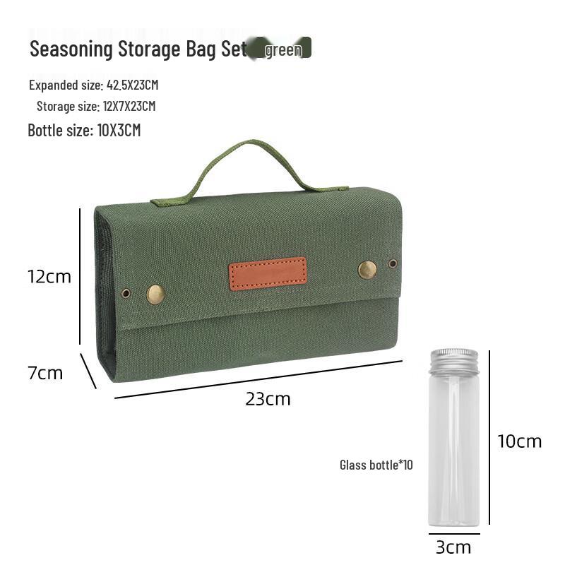 Shanshuo Outdoor Portable Spice Bag & Bottle Set
Shanshuo Outdoor Portable Spice Bag & Bottle Set