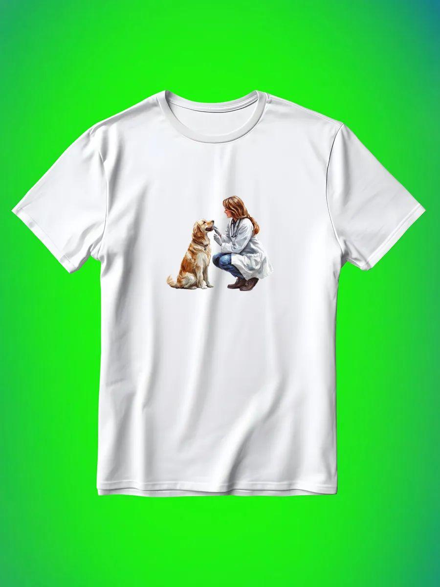 Veterinarian doctor and dog T-shirt 4XL
Veterinarian doctor and dog T-shirt 4XL