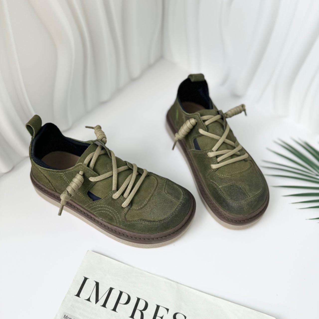 Осенние новые одинарные туфли женские кожаные на шнуровке на плоской подошве женские туфли мягкая подошва легкие и некрасивые повседневные туфли 39 зелёный
Осенние новые одинарные туфли женские кожаные на шнуровке на плоской подошве женские туфли мягкая подошва легкие и некрасивые повседневные туфли 39 зелёный