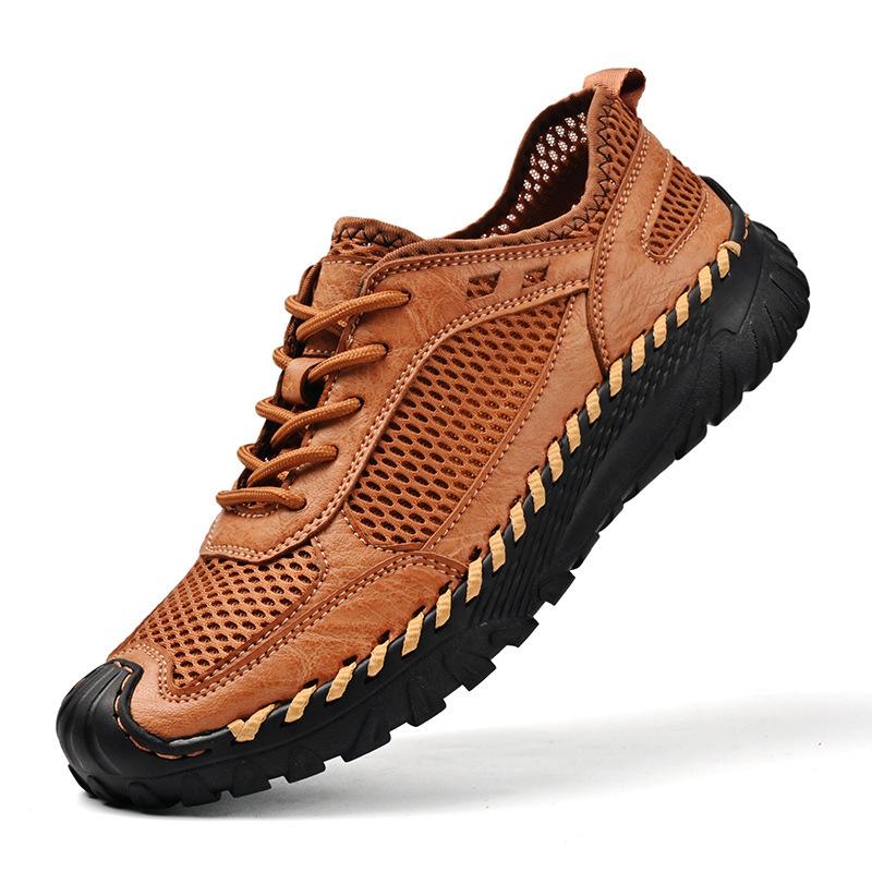Высококачественные сетчатые туфли мужские легкие полые и дышащие летние дышащие туфли с отверстиями 38 коричневый
Высококачественные сетчатые туфли мужские легкие полые и дышащие летние дышащие туфли с отверстиями 38 коричневый