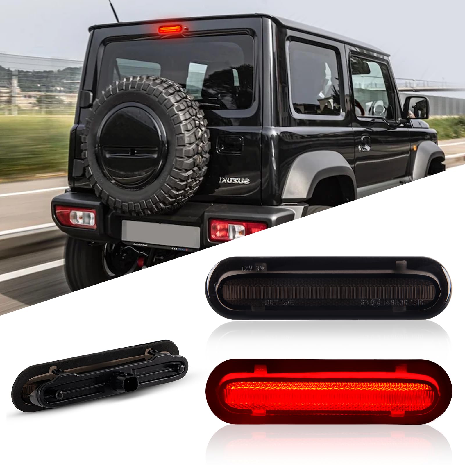 POPMOTORZ Jimny Jimny Sierra JB64 JB74 Every DA17V Специальный стоп-сигнал с высоким креплением, стоп-сигнал, задний фонарь, дымчатый
POPMOTORZ Jimny Jimny Sierra JB64 JB74 Every DA17V Специальный стоп-сигнал с высоким креплением, стоп-сигнал, задний фонарь, дымчатый
