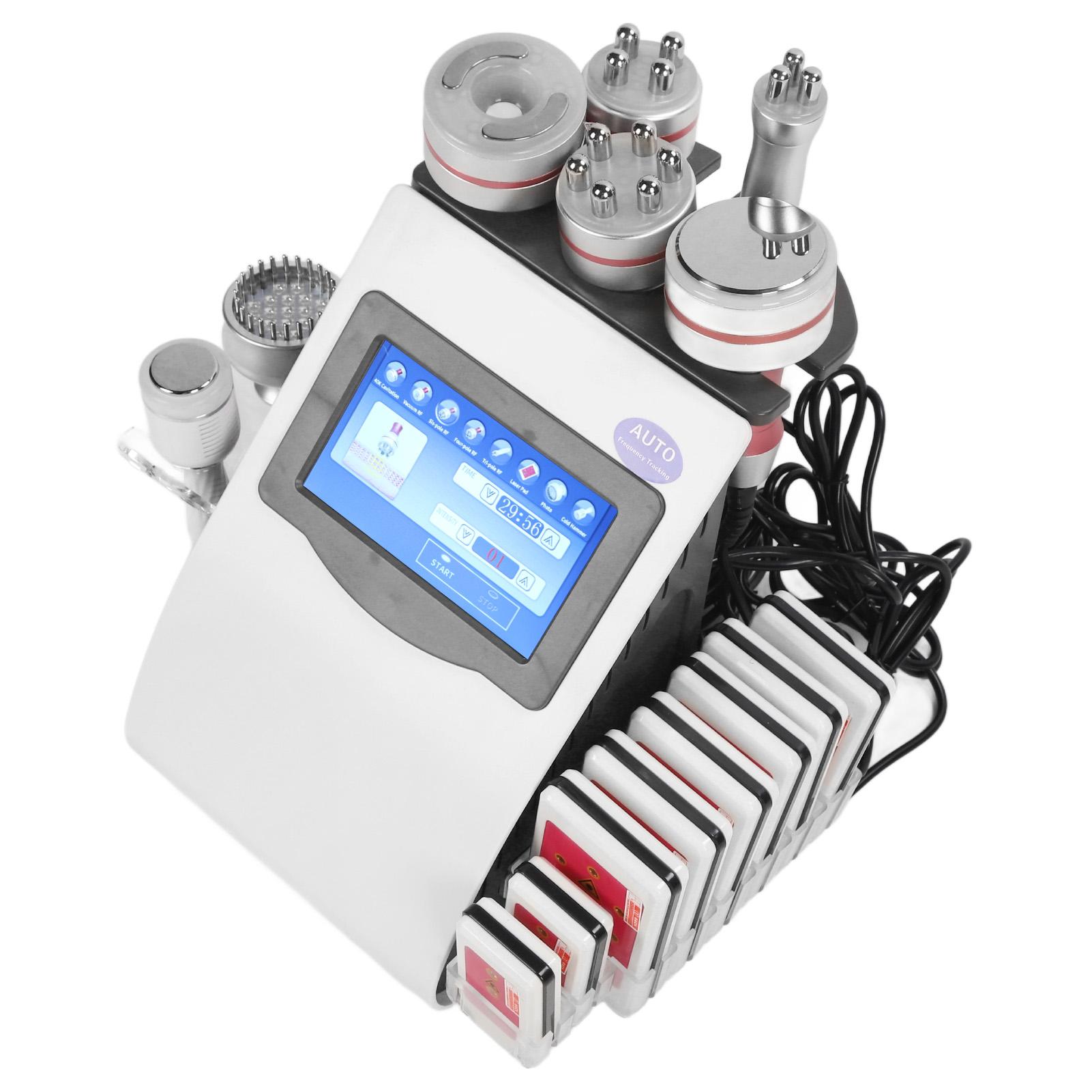 9 в 1 аппарат для кавитации целлюлита, сжигания жира, потери веса, RF-аппарат для похудения 100‑240 В США US Plug
9 в 1 аппарат для кавитации целлюлита, сжигания жира, потери веса, RF-аппарат для похудения 100‑240 В США US Plug