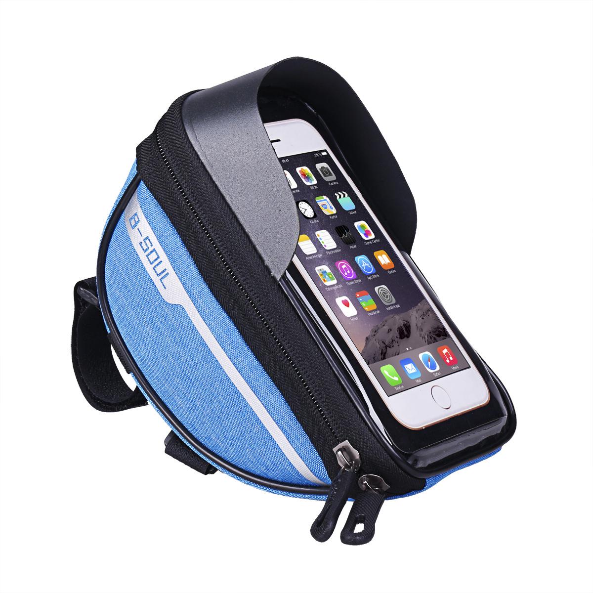 B-SOUL Water-Resistant Touchscreen Handlebar Bag for Cycling 18.5*9.5*8.5cm синий
B-SOUL Water-Resistant Touchscreen Handlebar Bag for Cycling 18.5*9.5*8.5cm синий